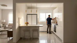 שיפוץ מטבח מחיר: המדריך המלא — מחירים, שלבים וטיפים איור למאמר: שיפוץ מטבח מחיר