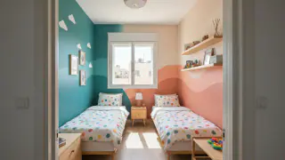 איור למאמר: צביעת חדרי ילדים