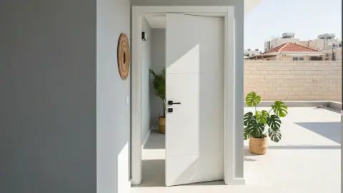 דלת פנים מעוצבת איור למאמר: דלת פנים מעוצבת
