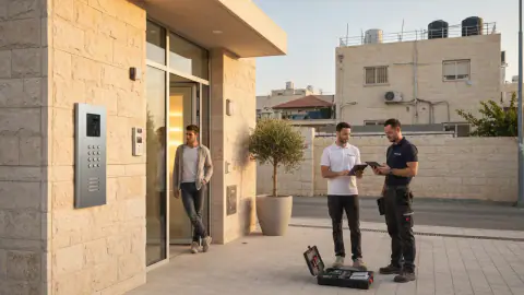 עמוד אינטרקום — מחירים אמיתיים 2026 והשוואת הצעות איור למאמר: עמוד אינטרקום