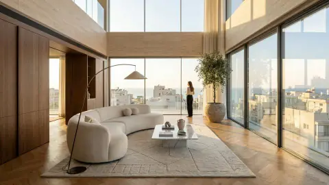 איור למאמר: עיצוב פנטהאוז יוקרתי