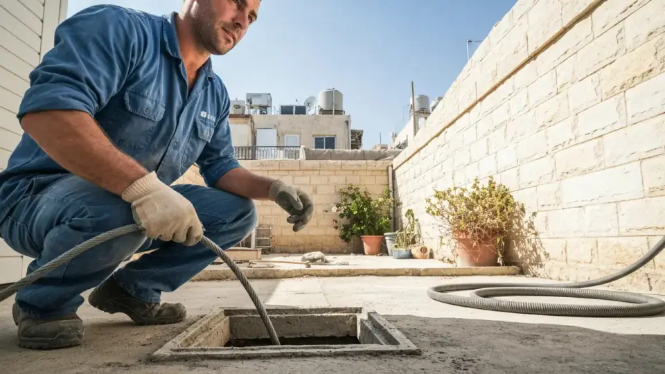 מחיר פתיחת סתימה בביוב חיצוני ובחצר אינסטלטור