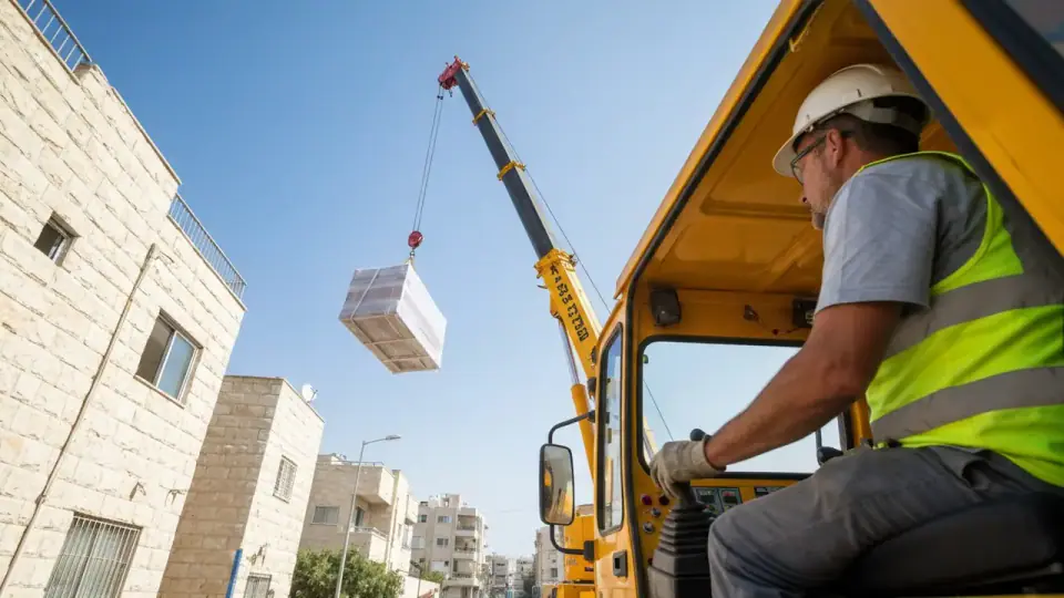 מנוף הרמה לדירות למכירה – פינוי ריהוט וחומרים לקומות גבוהות מפעיל מנוף מנוף הרמה לדירות למכירה – פינוי ריהוט וחומרים לקומות גבוהות מפעיל מנוף