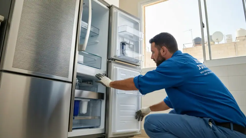 מקרר LG לא מוציא מים: בדיקת קו המים והמסנן טכנאי מוצרי חשמל