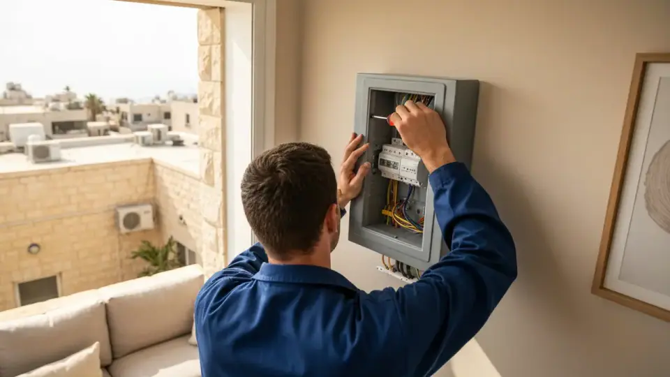 לוח זמני 63 אמפר ולוח מחובר לגנרטור קבלן שיפוצים לוח זמני 63 אמפר ולוח מחובר לגנרטור קבלן שיפוצים