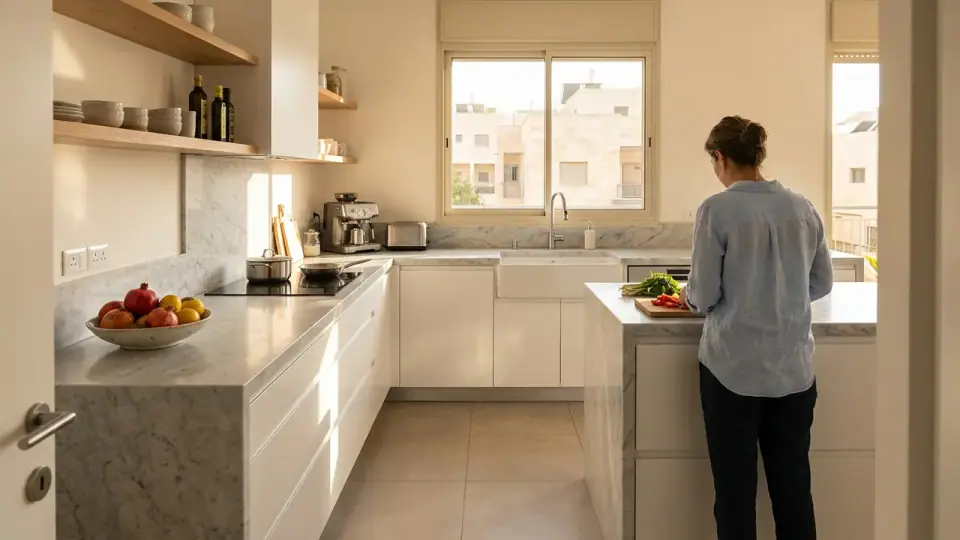 עומק שיש למטבח 2026: כל מה שחשוב לדעת + המלכודות