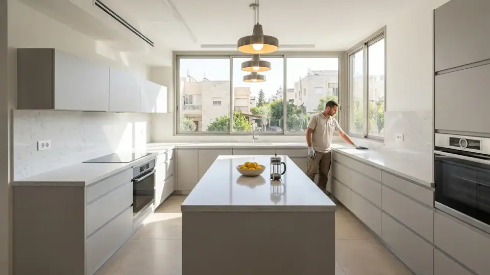 שיש קוורץ מחיר 2026: כל מה שחשוב לדעת + המלכודות