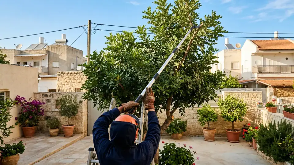 איך בוחרים גיזום עצים מסוכנים — עץ נטוי או קרוב לכבלים?