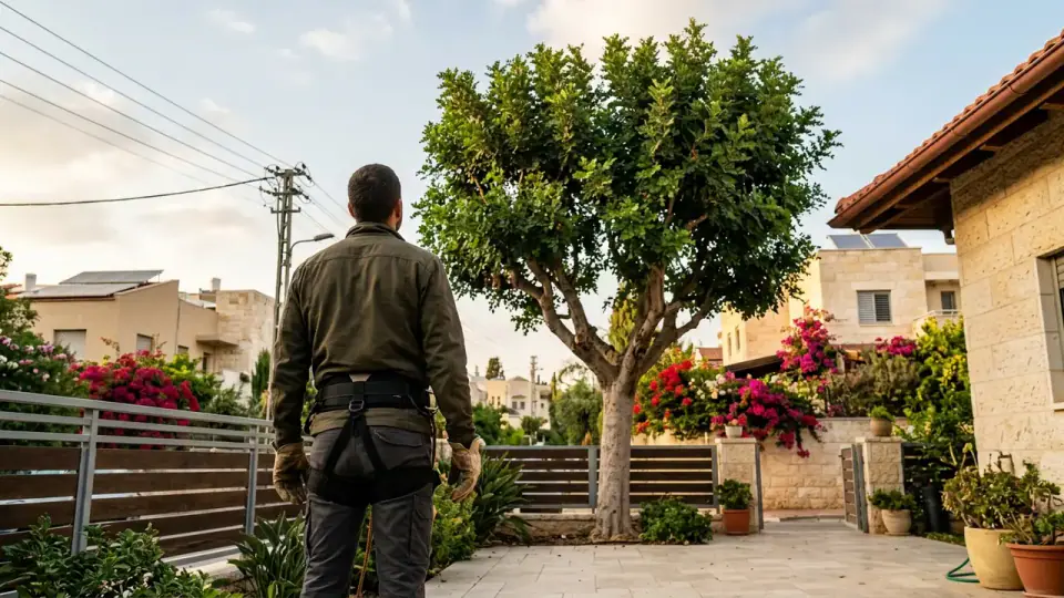 כמה עולה להוריד עץ שנשען על גג, גדר שכן או קווי חשמל? כמה עולה להוריד עץ שנשען על גג, גדר שכן או קווי חשמל?