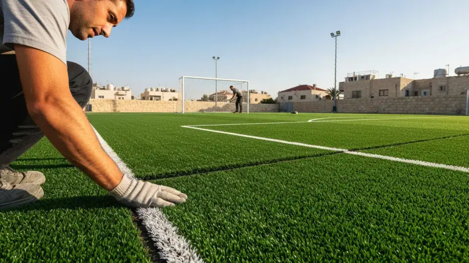 דשא סינטטי למגרשי ספורט וכדורגל מחיר גנן