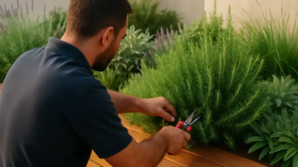 עיצוב גינה פרחונית לצד דק איך משלבים צמחייה בלי שהיא תבלע את המבנה גנן