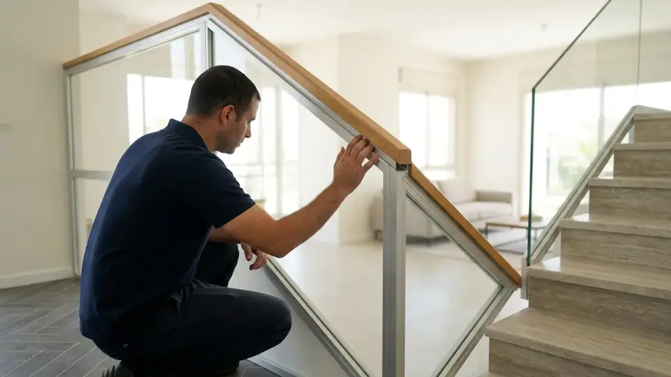 איך בוחרים חתך פרופיל אלומיניום למעקה זכוכית?