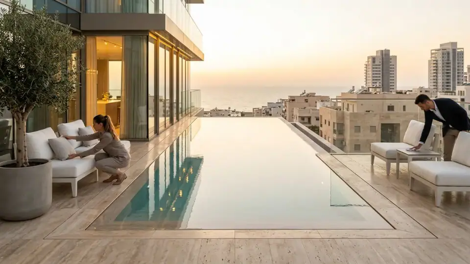עיצוב פנטהאוזים ודירות יוקרה מעצב פנים