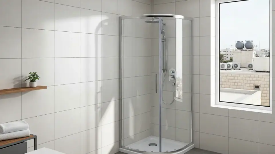 הפרשי מחיר בין זכוכית מחוסמת רגילה לזכוכית עם ציפוי נגד הצטברות אבנית מתקין מקלחונים