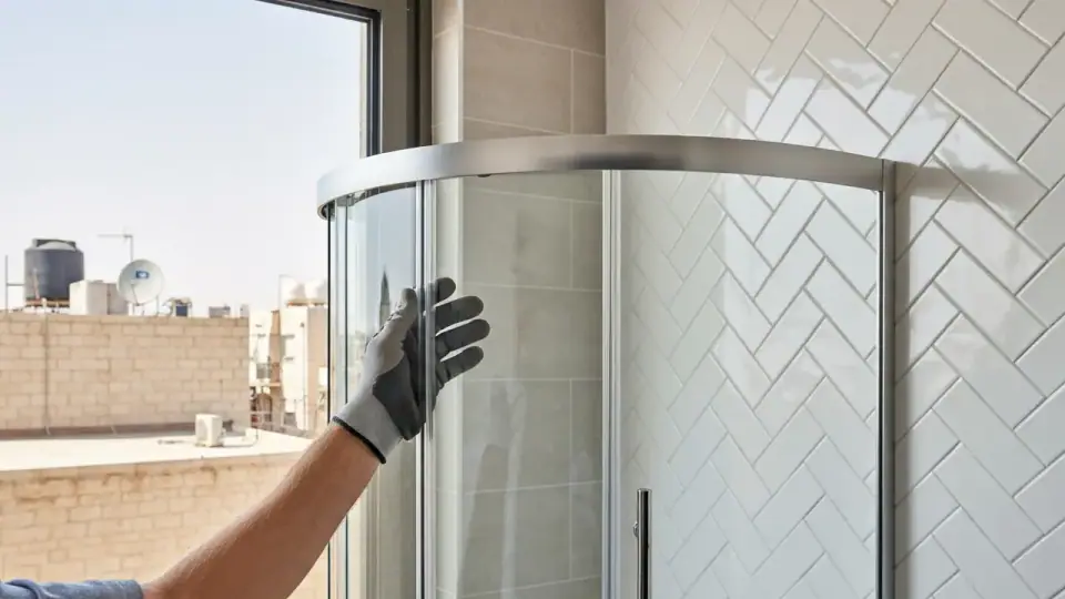 מה מבדיל מקלחון פינתי חצי עגול 90×90 מדגמים מרובעים רגילים?