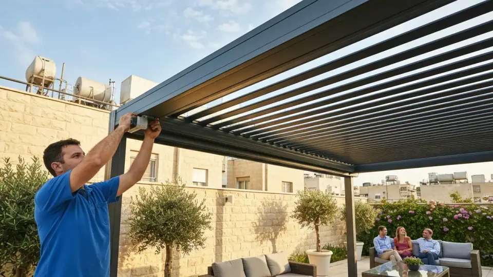 ממה מורכב המחיר של פרגולה חשמלית גינה?