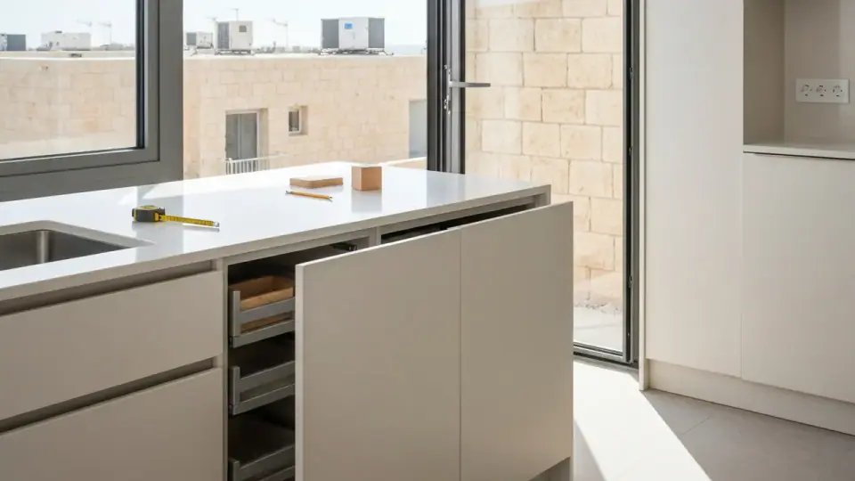 פתרונות אחסון בארון בגדים ליד המטבח כשהנגר עובד גם מחוץ לחלל הבישול נגר למטבחים פתרונות אחסון בארון בגדים ליד המטבח כשהנגר עובד גם מחוץ לחלל הבישול נגר למטבחים