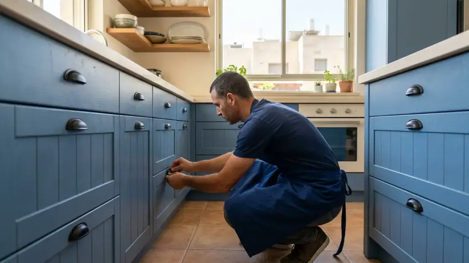 אילו טעויות עיצוב הופכות מטבח כפרי כחול לזול מראה?