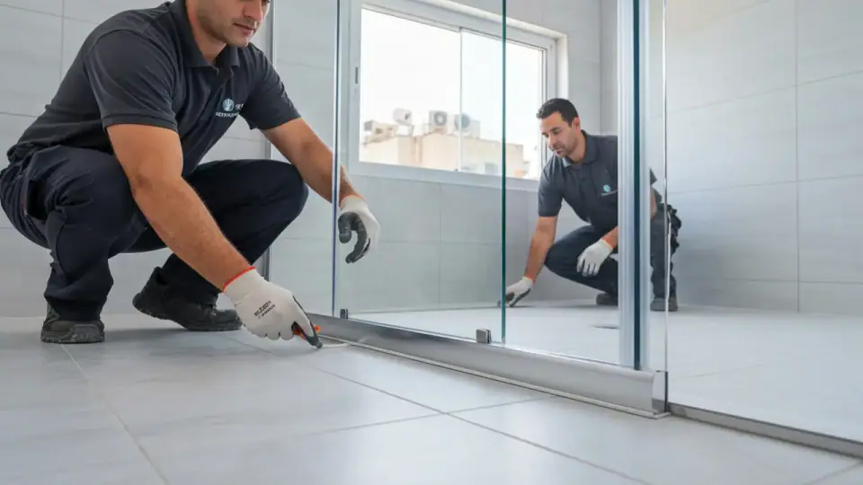 סף איטום מקלחון וסף דלת מקלחון: ההבדל שמונע נזילות קבלן אלומיניום