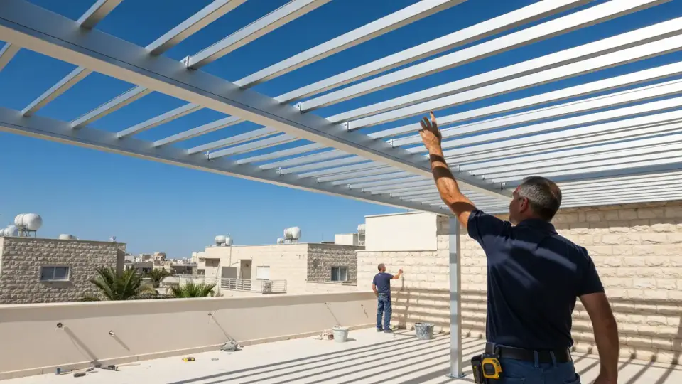 תכנון פרגולה מחיר: איך היתר ותכנון משפיעים על התקציב קבלן אלומיניום