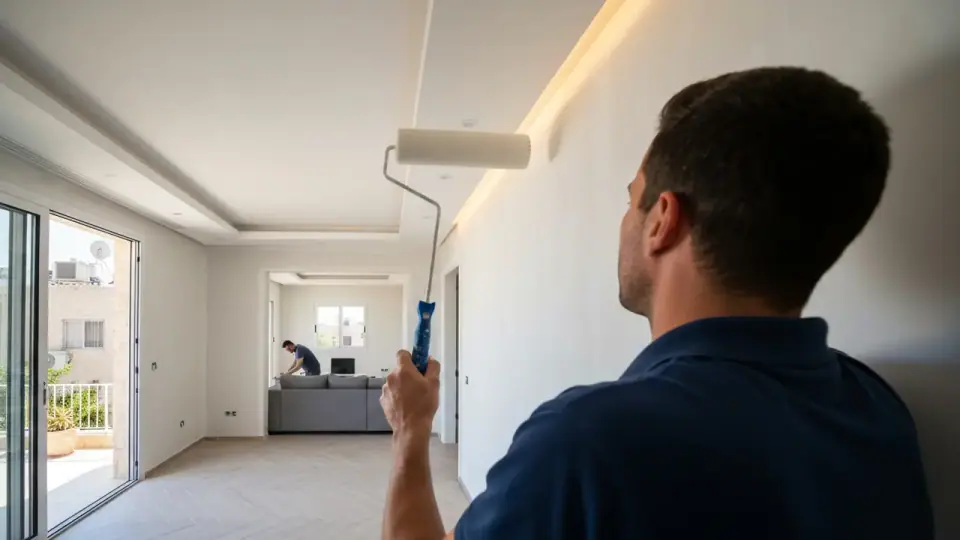 שלבי העבודה בצביעת דירה 100 מטר מקצה לקצה קבלן שיפוצים