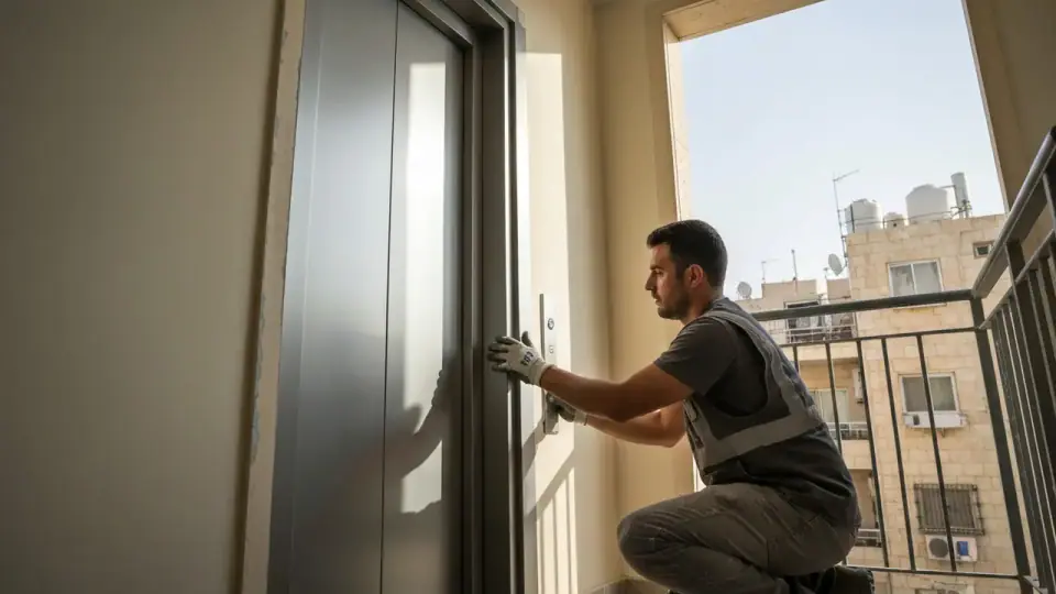 אפשר לצפות או לצבוע דלתות מעלית?